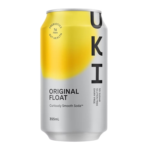 UKI Prebiotic Soda - Original Float 4/355ml, 1 Each
