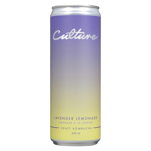 Culture - Craft Kombucha - Lavender Lemonade 355ml, 1 Each