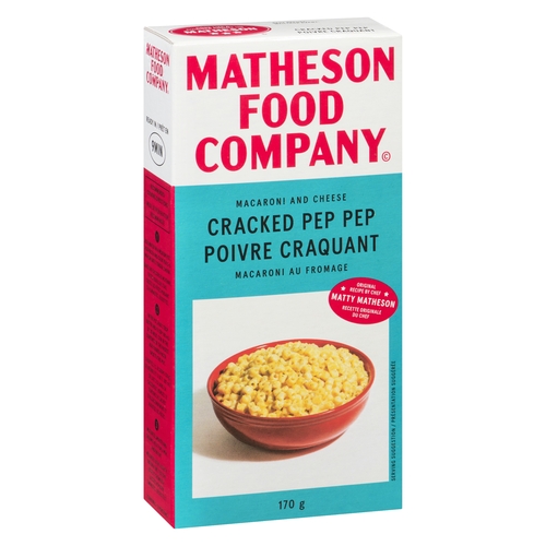 Matheson Food Company - Macaroni and Cheese - Cracked Pep Pep 170g
