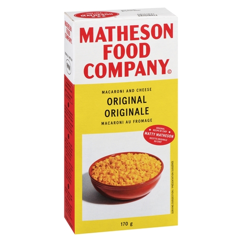 Matheson Food Company - Macaroni and Cheese - Original 170g, 1 Each