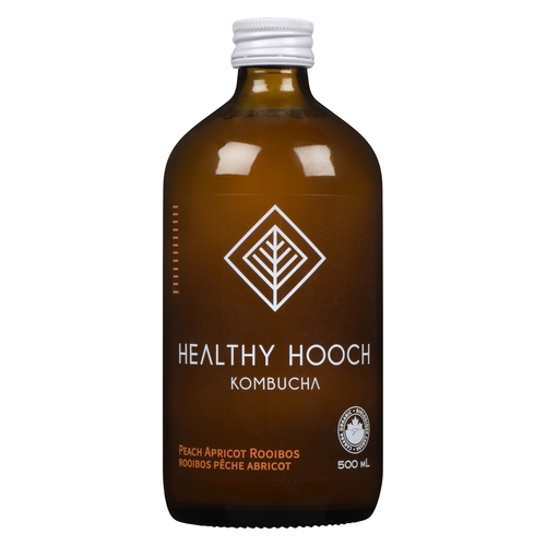 Healthy Hooch - Kombucha - Peach Apricot Rooibos 500ml, 1 Each