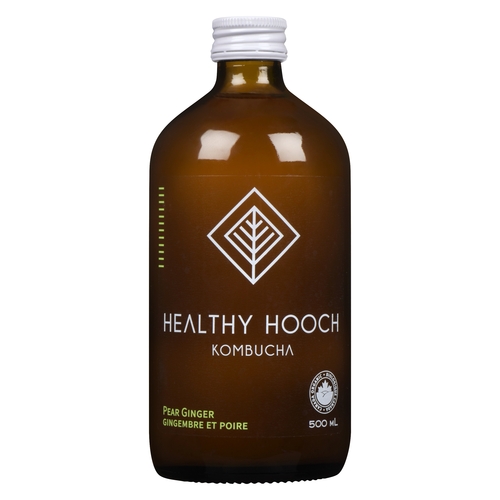 Healthy Hooch - Kombucha - Pear Ginger 500ml, 1 Each