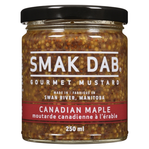 Smak Dab Gourmet Mustard - Canadian Maple 250ml, 1 Each