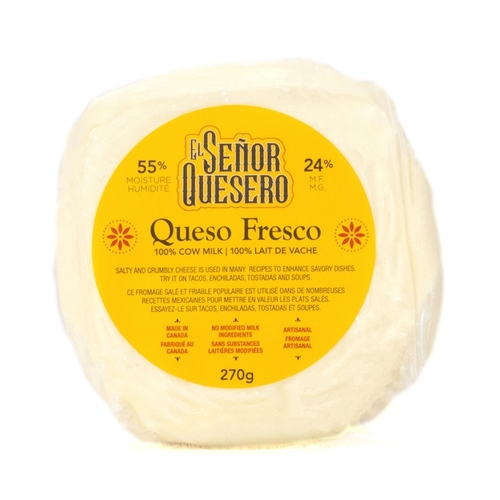 El Senor Quesero - Queso Fresco Cheese 24% m.f 270g