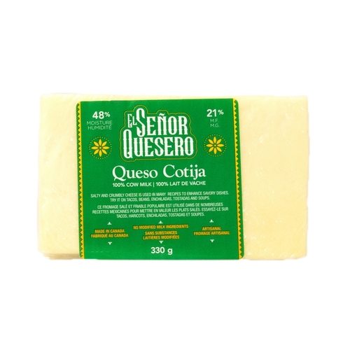 El Senor Quesero - Queso Cotija Cheese 21% m.f 330g
