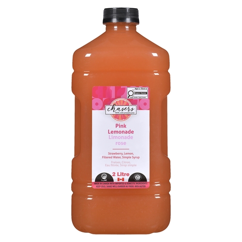 Chasers 100% Cold Pressed Juice - Pink Lemonade 2l, 1 Each