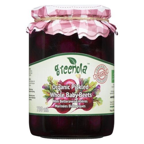 Greenola - Organic Whole Baby Beets 750ml, 1 Each