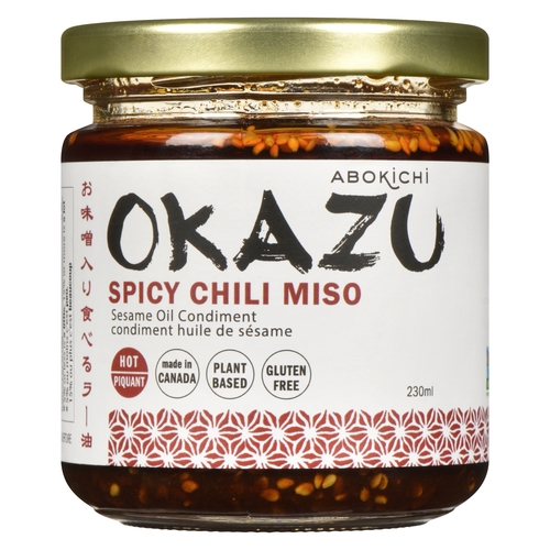 Abokichi Okazu - Spicy Chili Miso Sesame Oil Condiment 230ml, 1 Each