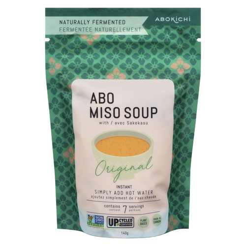 Abokichi - Abo Miso Soup with Sakekasu - Original 140g, 1 Each