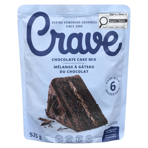 Crave Cake Mix - Chocolate 525g, 1 Each