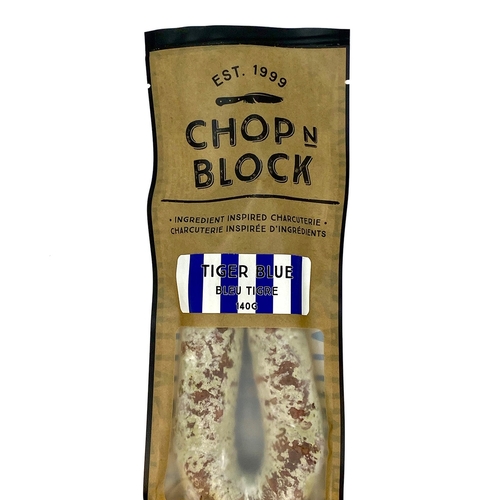 Chop N Block - Salami - Tiger Blue 140g, 1 Each