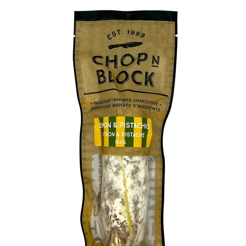 Chop N Block - Salami - Lemon & Pistachio 160g