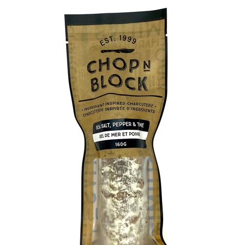 Chop N Block - Salami - Sea Salt & Pepper 160g, 1 Each