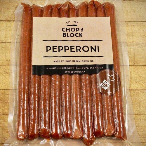 Chop N Block - Pepperoni - Maple Bacon 10's 550g, 1 Each