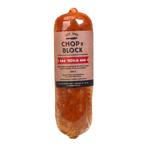 Chop N Block - Nduja - Spreadable Calabrian Style Spicy Salami 280g, 1 Each