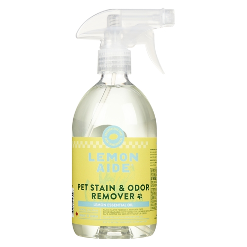 Lemon Aide - Pet Stain & Odor Remover - Lemon Essential Oil 500ml