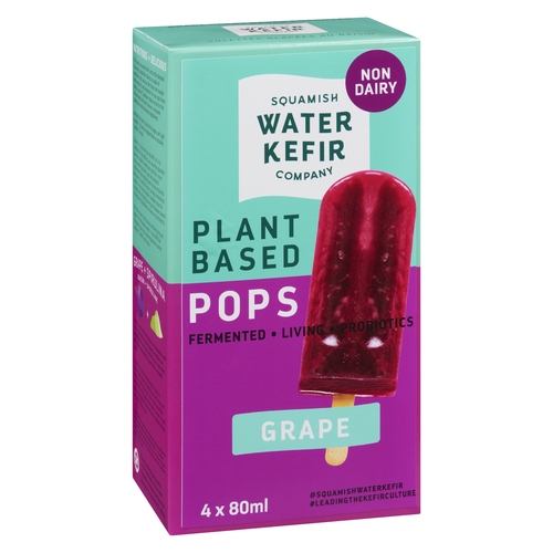 Squamish Water Kefir Company - Pops - Grape 4/80ml