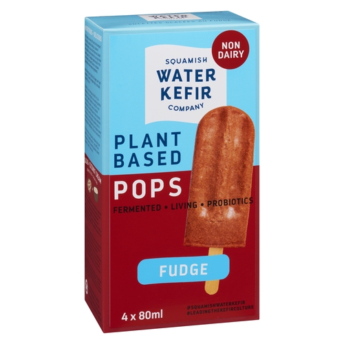 Squamish Water Kefir Company - Pops - Fudge 4/80ml, 1 Each