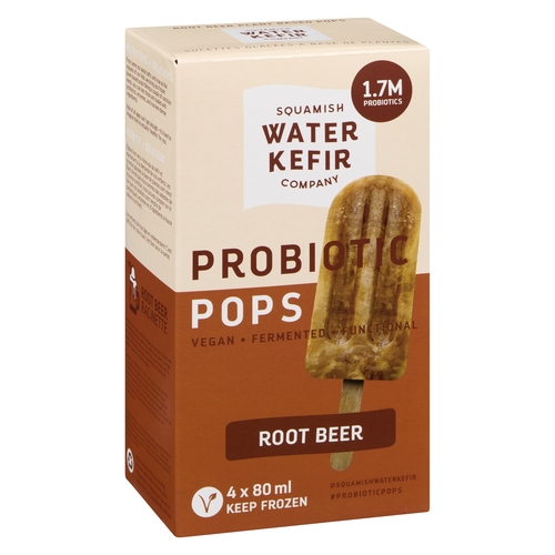 Squamish Water Kefir Company - Probiotic Pops - Root Beer 4/80ml