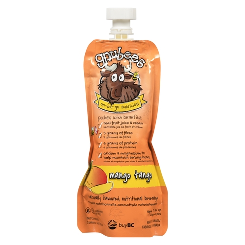 Gnubees - Nutritional Beverage - Mango Tango 190ml