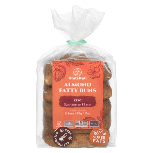 GluteNull - Gluten Free Almond Fatty Buns 425g, 1 Each