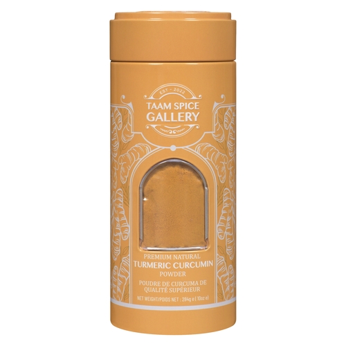 Taam Spice Gallery - Premium Natural Pure Turmeric Curcumin Powder 284g, 1 Each