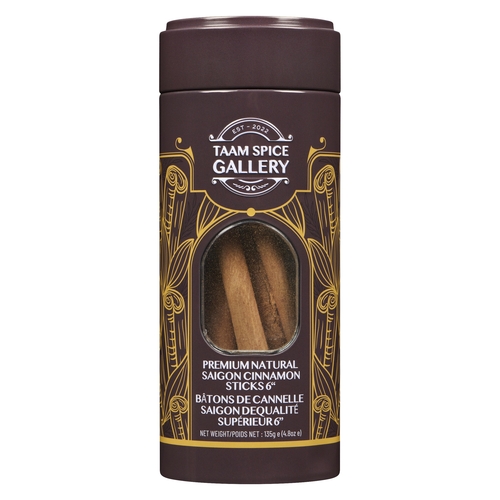Taam Spice Gallery - Premium Saigon Cinnamon Sticks 6" 135g, 1 Each