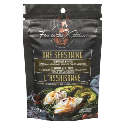 Fire in the Kitchen Spice Co. - One Seasoning 80g, 1 Each