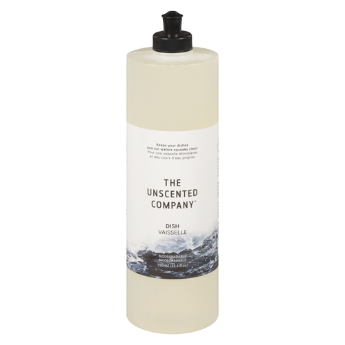 The Unscented Company - Dish Liquid 750ml, 1 Each