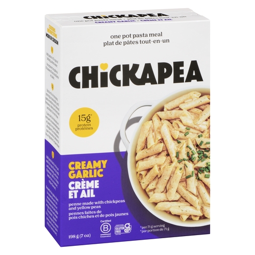 Chickapea - One Pot Pasta Meal - Creamy Garlic 198g, 1 Each