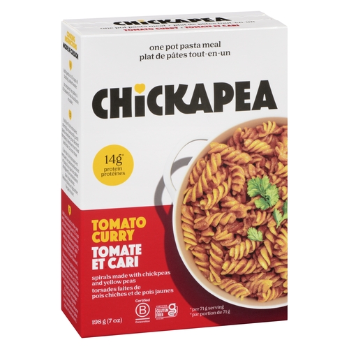 Chickapea - One Pot Pasta Meal - Tomato Curry 198g, 1 Each