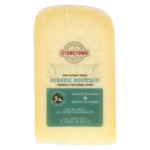 Stonetown Artisan Cheese - Bernese Mountain Firm Ripened Cheese 39% m.f. 170g, 1 Each