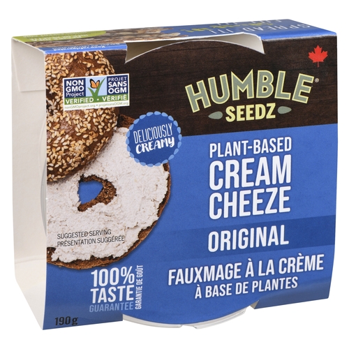Humble Seedz - Plant-Based Cream Cheeze - Original 190g, 1 Each