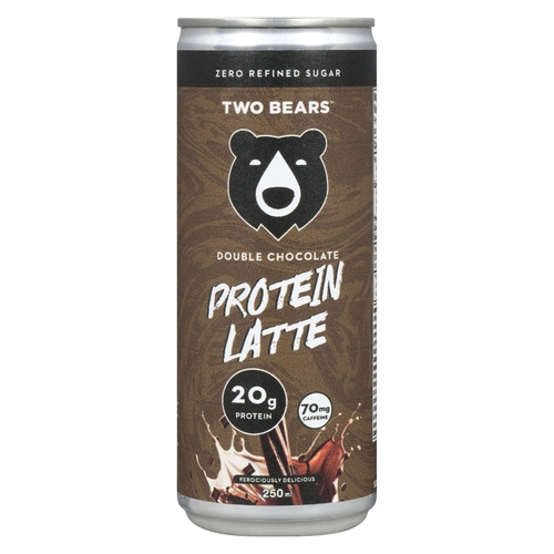Two Bears Protein Latte - Double Chocolate 250ml, 1 Each
