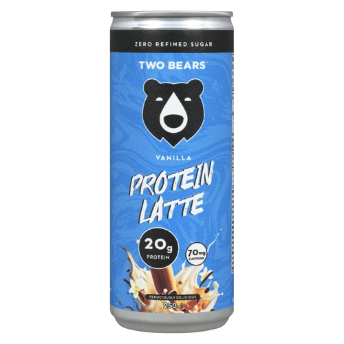Two Bears Protein Latte - Vanilla 250ml, 1 Each