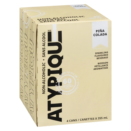 Atypique - Sparkling Flavoured Beverage Piña Colada 4/355ml