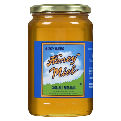 Busy Bees Honey - White Liquid 1kg, 1 Each