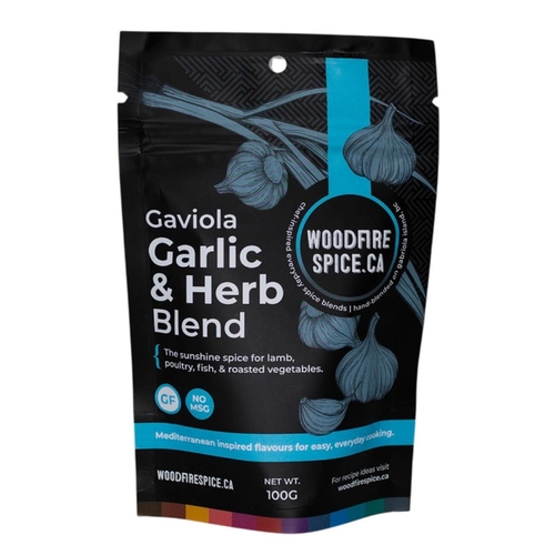 Woodfire Spice - Gaviola Garlic & Herb Spice 100g, 1 Each
