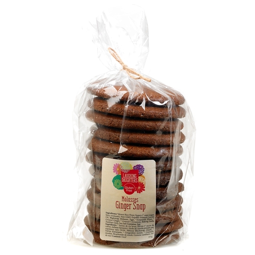 Laughing Daughters - Gluten Free Molasses Ginger Snaps 12's 422g, 1 Each