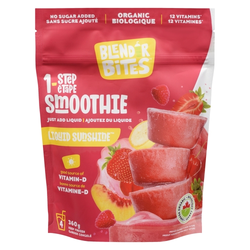 Blender Bites - Organic 1-Step Smoothie - Liquid Sunshine 360g, 1 Each