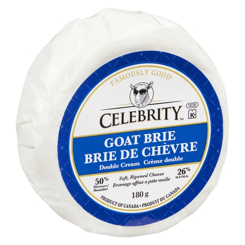 Celebrity - Goat's Milk Cheese - Brie 180g, 1 Each