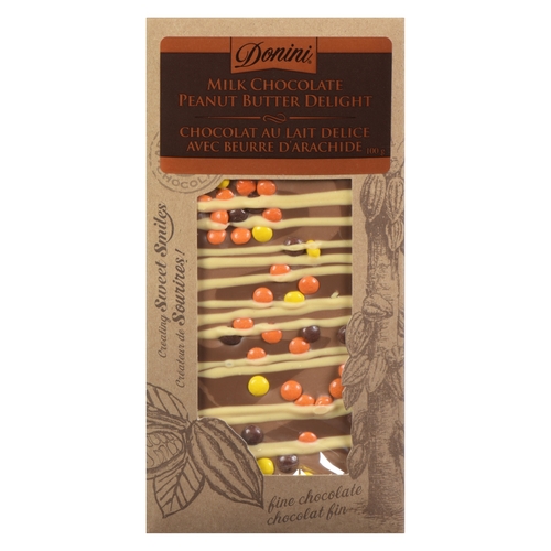 Donini - Milk Chocolate Peanut Butter Delight 100g, 1 Each