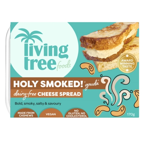 Living Tree Foods - Dairy-Free Cheese Spread - Holy Smoked Gouda 170g, 1 Each