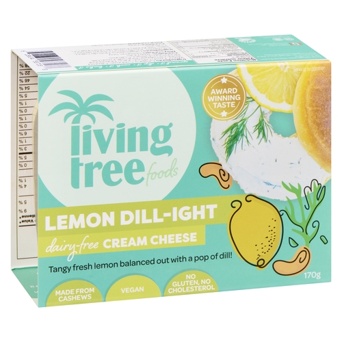 Living Tree Foods - Dairy-Free Cheese Spread - Lemon Dill-ight 170g, 1 Each