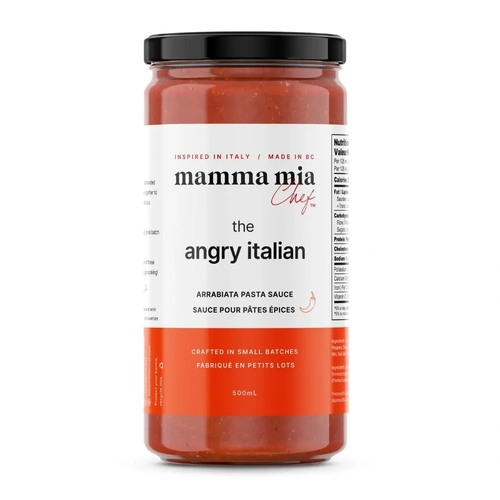 Mamma Mia Chef - Arbrabiata Pasta Sauce - The Angry Italian 500ml