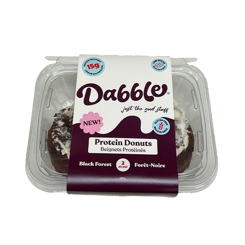 Dabble Protein Donuts - Black Forest 2 Pack 280g, 1 Each