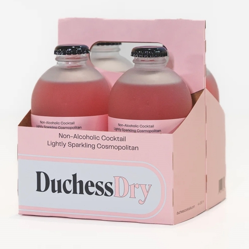 DuchessDry - Non-Alcoholic Cocktail - Lightly Sparkling Cosmopolitan 4/280ml, 1 Each