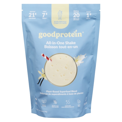 GoodProtein - All-in-One Shake - Vanilla Milkshake 440g, 1 Each