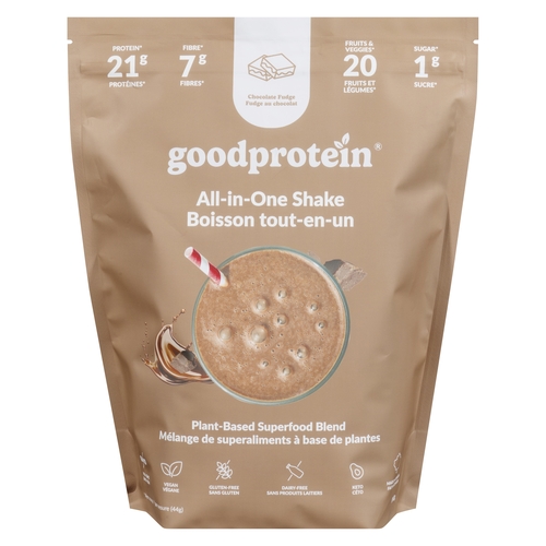 GoodProtein - All-in-One Shake - Chocolate Fudge 880g, 1 Each