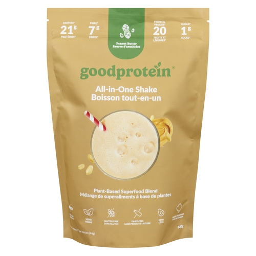 GoodProtein - All-in-One Shake - Peanut Butter 440g, 1 Each